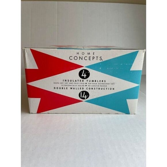 Home Concepts 4-Pack Insulated Tumblers   - Picture 3 of 3